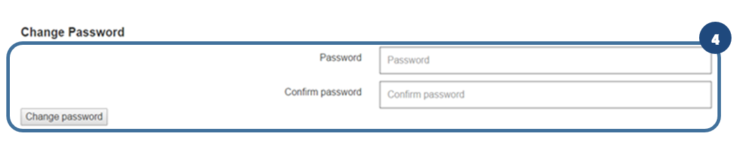 Apply for housing screenshot - 4. Once your password has changed, you can sign back into your form to complete
